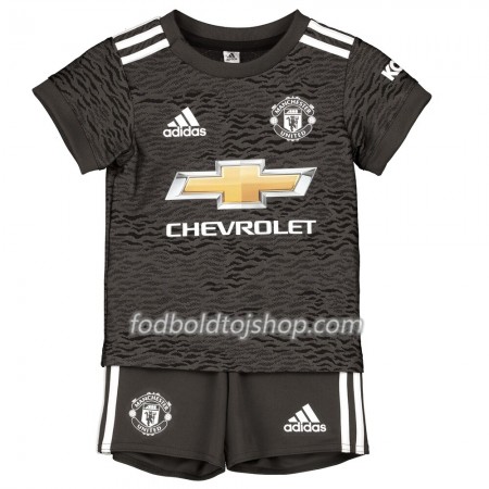 Manchester United Børn Udebane Fodboldsæt 2020-21 S/S (+ Korte bukser)